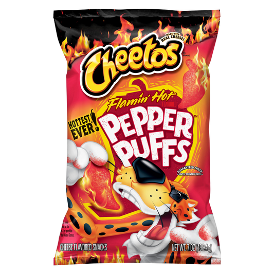 Cheetos Flamin' Hot Pepper Puffs 7oz