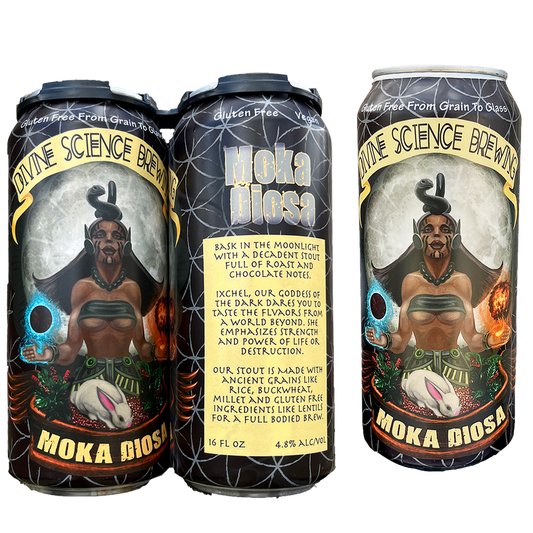 Divine Science Brewing Moka Diosa Stout 4pk 16oz Can