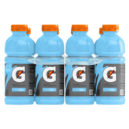 Gatorade Thirst Quencher Cool Blue 20 Fl Oz 8 Count