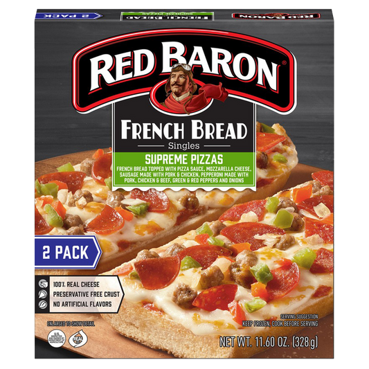 Red Baron French Bread Supreme Pizza 2ct
