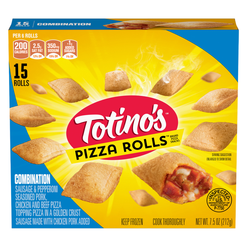 Totino's Frozen Combination Pizza Rolls 15ct