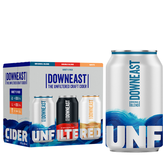Downeast Cider Variety 9pk 12oz Can 5.1% ABV