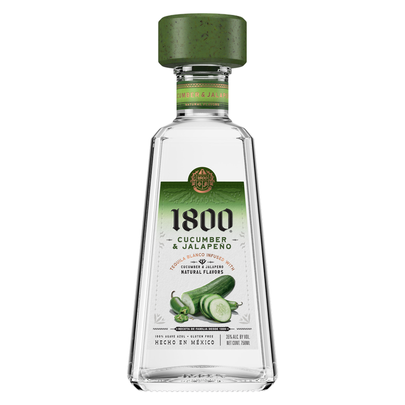 1800 Cucumber & Jalapeño Tequila 750ml (70 Proof)