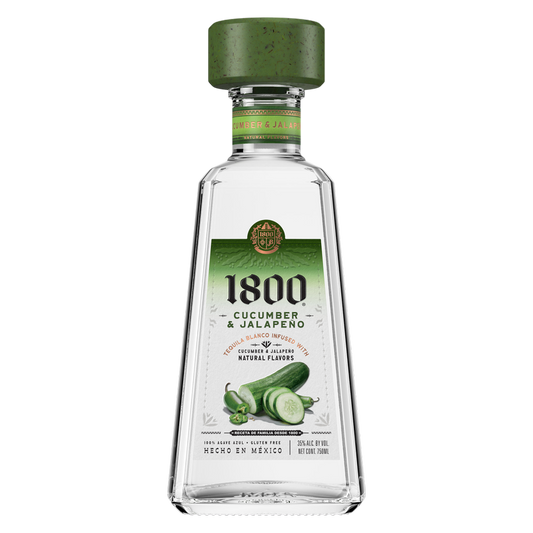 1800 Cucumber & Jalapeño Tequila 750ml (70 Proof)