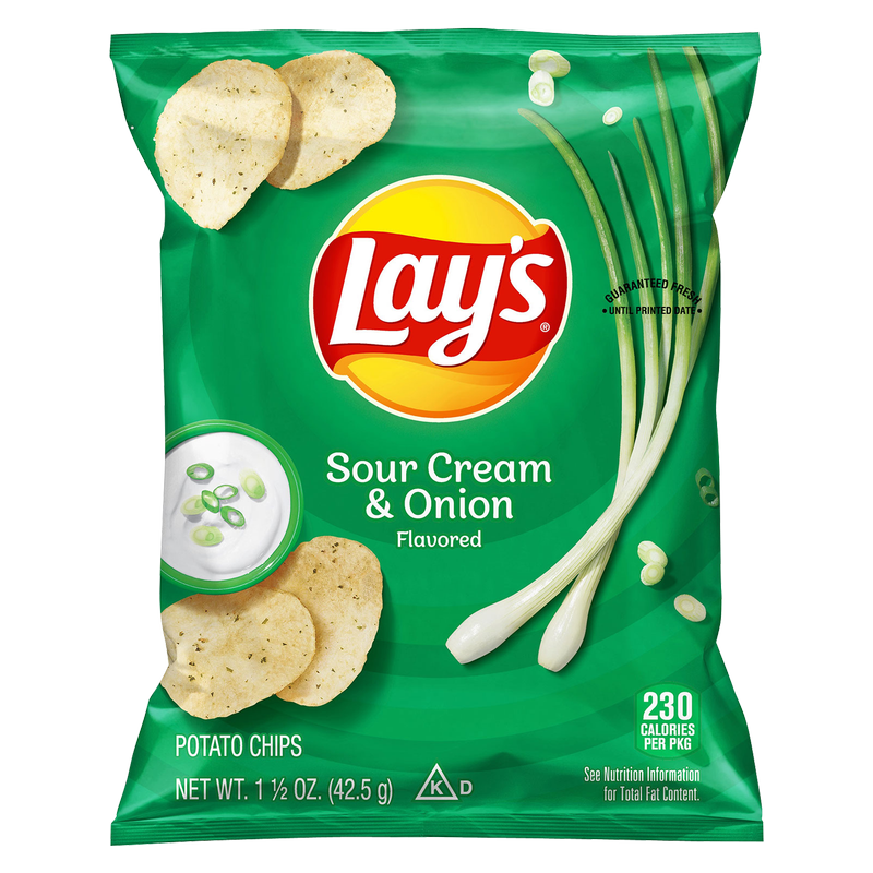 Lay's Sour Cream & Onion Potato Chips 1.5oz