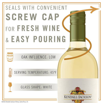 Kendall-Jackson Vintner's Reserve California Sauvignon Blanc White Wine, 750ml
