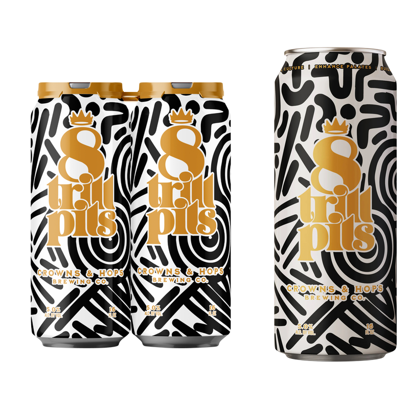Crown & Hops 8 Trill Pills Pilsner 4pk 16oz Can 5% ABV