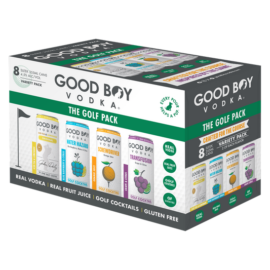 Good Boy Vodka Cocktail Golf Pack 8pk 12oz Can