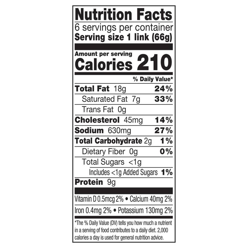 Johnsonville Jalapeno Cheddar Smoked Sausage - 6ct/14 oz