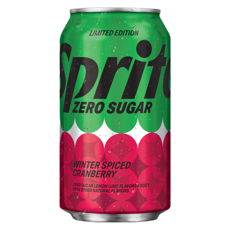 Sprite Winter Spiced Cranberry Zero Sugar 12pk 12oz Can