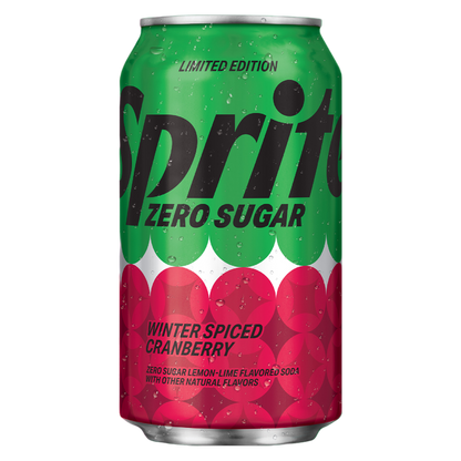 Sprite Winter Spiced Cranberry Zero Sugar 12pk 12oz Can