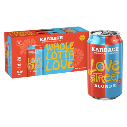Karbach Love Street 18pk 12oz Can 4.9% ABV