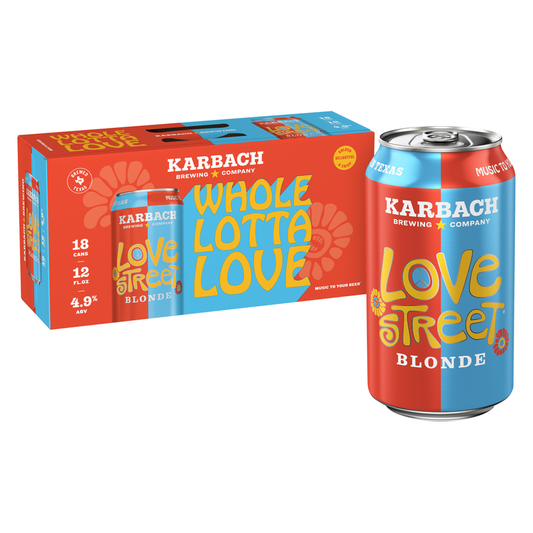 Karbach Love Street 18pk 12oz Can 4.9% ABV