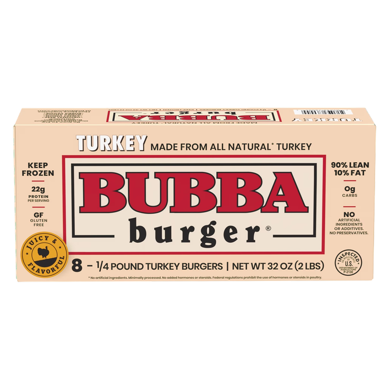 Bubba Burger Turkey Burgers 2lb