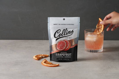 Collins Dehydrated Grapefruit Cocktail Garnish