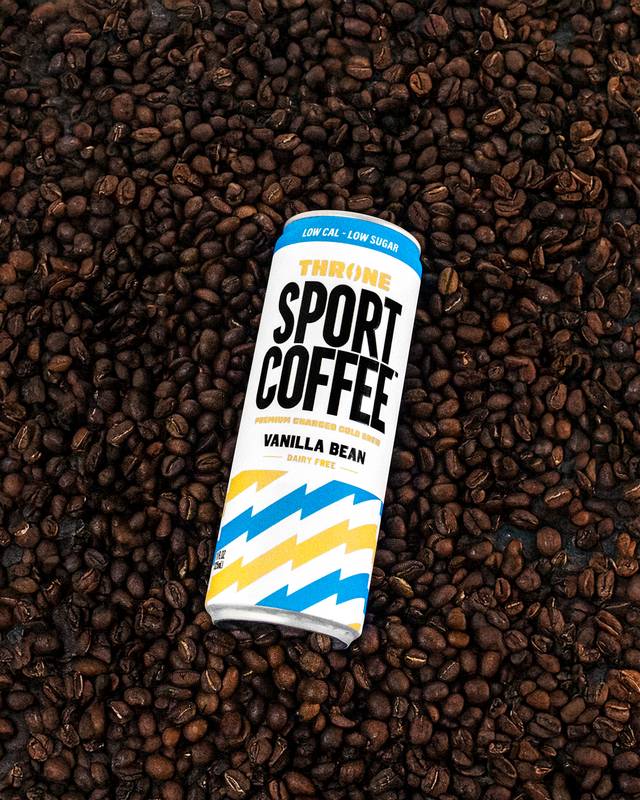 Throne Sport Coffee Vanilla Bean Coffee 11oz Can