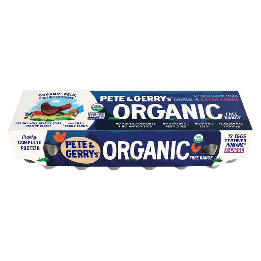 Pete & Gerry's Organic Grade A Free Range Extra Large Eggs - 12ct