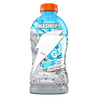Gatorade Thirst Quencher Glacier Freeze & Glacier Cherry 28oz Btl