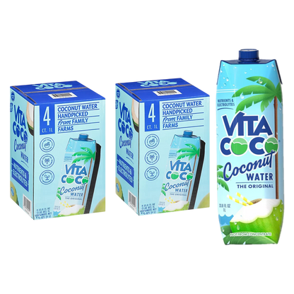 Vita Coco Pure Coconut Water 8pk 1L Ctn- XL
