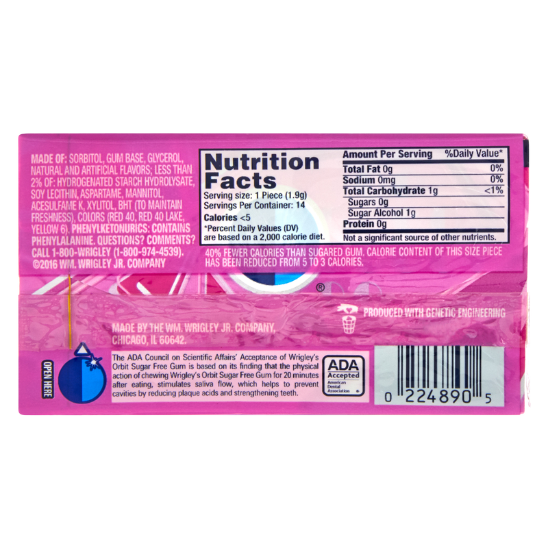 Orbit Bubblemint Gum 12ct