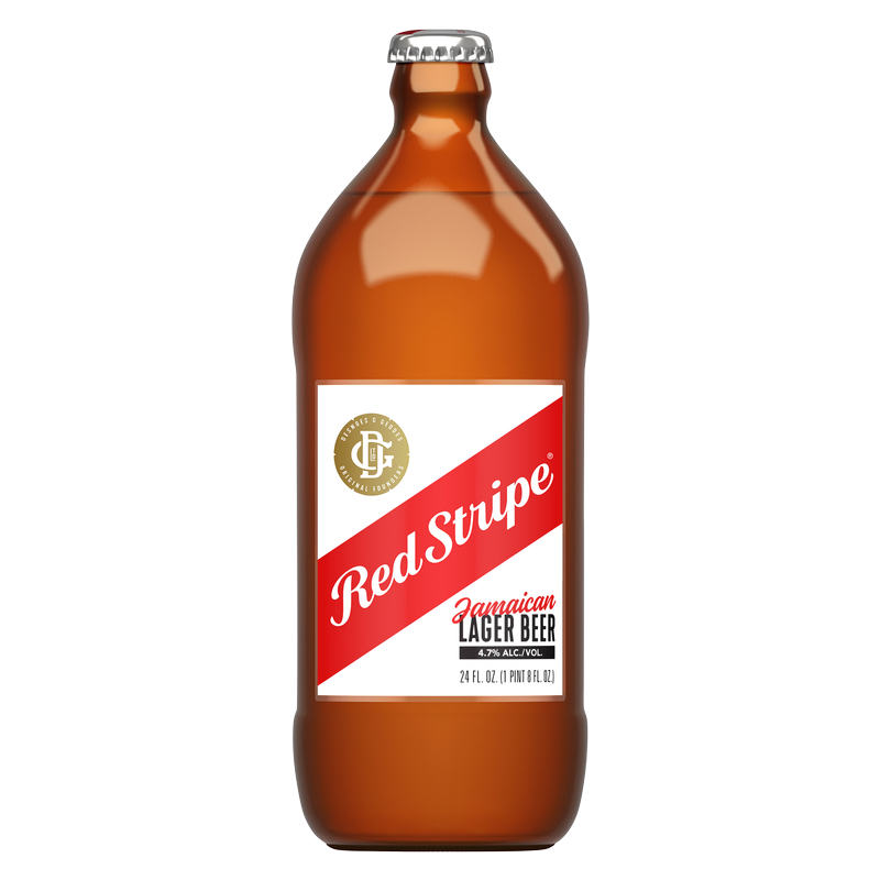 Red Stripe Single 24oz Btl