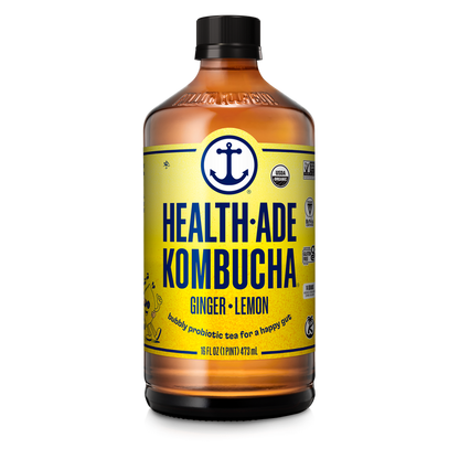 Health-Ade Ginger Lemon Kombucha 16oz Btl