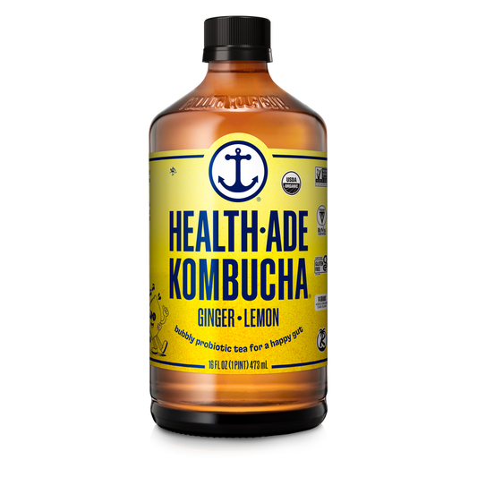 Health-Ade Ginger Lemon Kombucha 16oz Btl