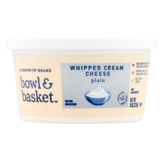Bowl & Basket Plain Whipped Cream Cheese - 8oz
