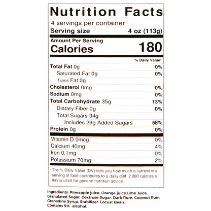 Niko's Spiked Caribbean Rum Punch Sorbet Pint