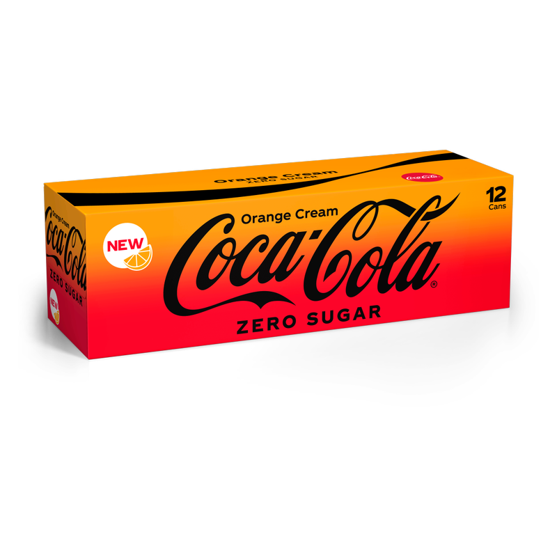 Coca-Cola Orange Cream Zero Sugar 12pk 12oz Can