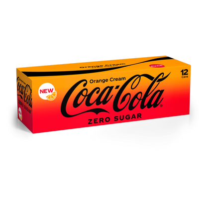 Coca-Cola Orange Cream Zero Sugar 12pk 12oz Can
