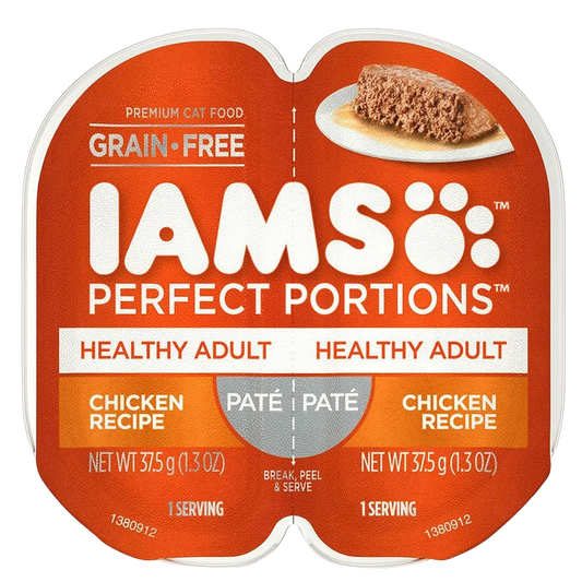 Iams Perfect Portions Chicken Pate Adult Wet Cat Food 2.6oz
