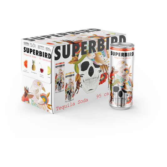 Superbird Tequlia Cocktail Soda 8pk 12oz Can