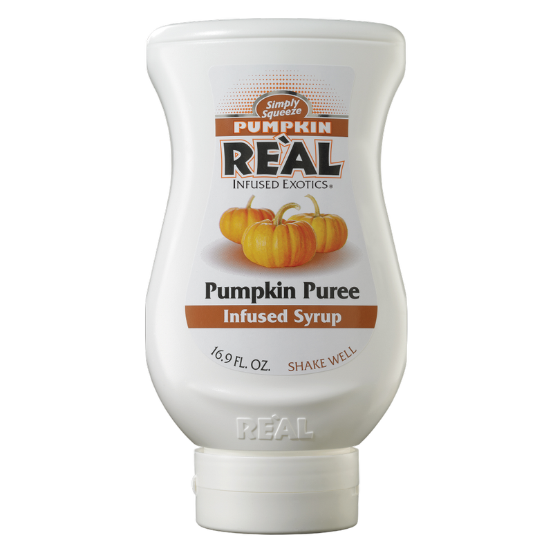 Simply Squeeze Pumpkin Real Pumpkin Puree Infused Syrup 16.9oz Btl
