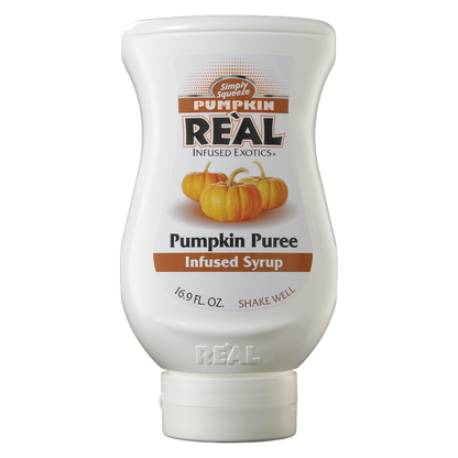 Simply Squeeze Pumpkin Real Pumpkin Puree Infused Syrup 16.9oz Btl