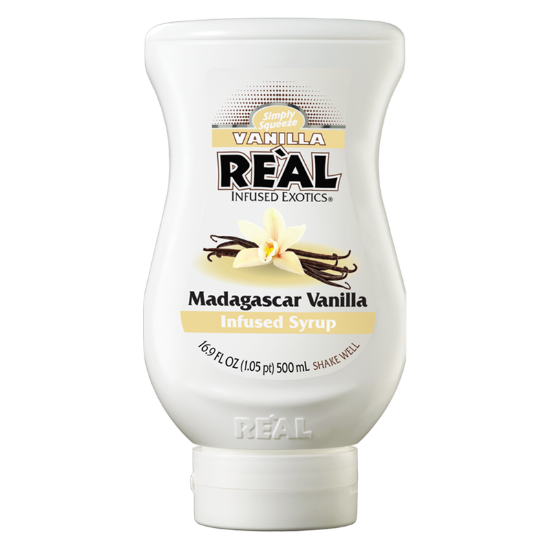 Simply Squeese Vanilla Re'al Infused Syrup 16.9oz Btl