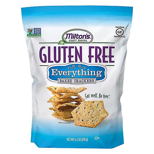 Milton's Gluten Free Everything Baked Crackers 4.5oz