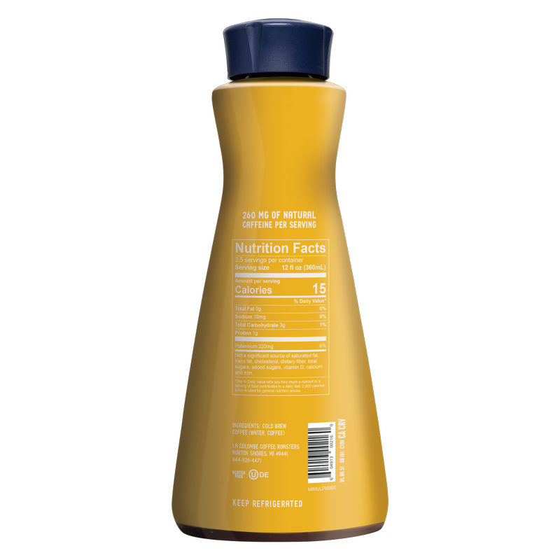 La Colombe Colombian Light Roast Coffee Cold Brew 42oz Btl