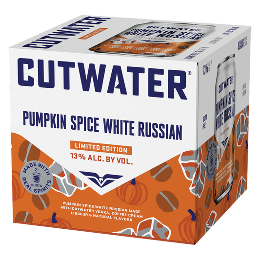 Cutwater Pumpkin Spice White Russian 4pk 12oz Can
