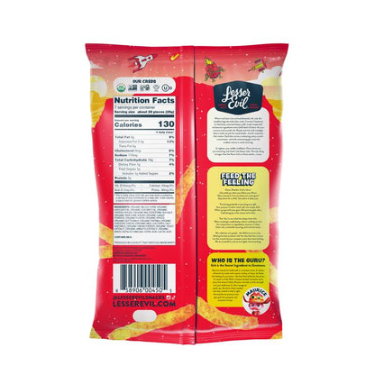 LesserEvil Crunch Cheezmos Blazin' Hot, 7oz