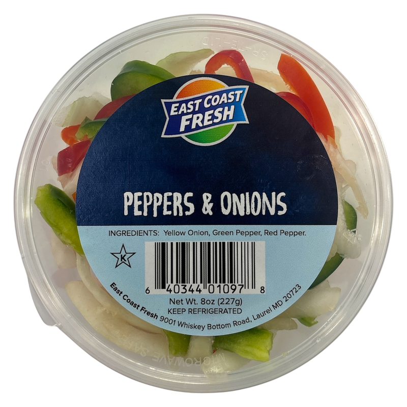 Fresh Peppers & Onions - 8oz