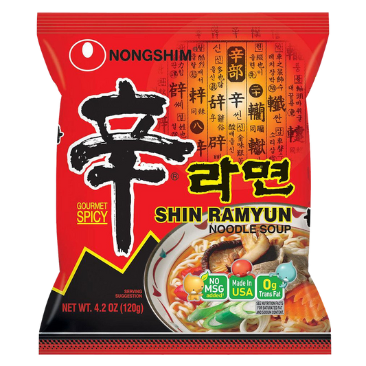 Nongshim Shin Ramyun Noodle Soup 4.2oz