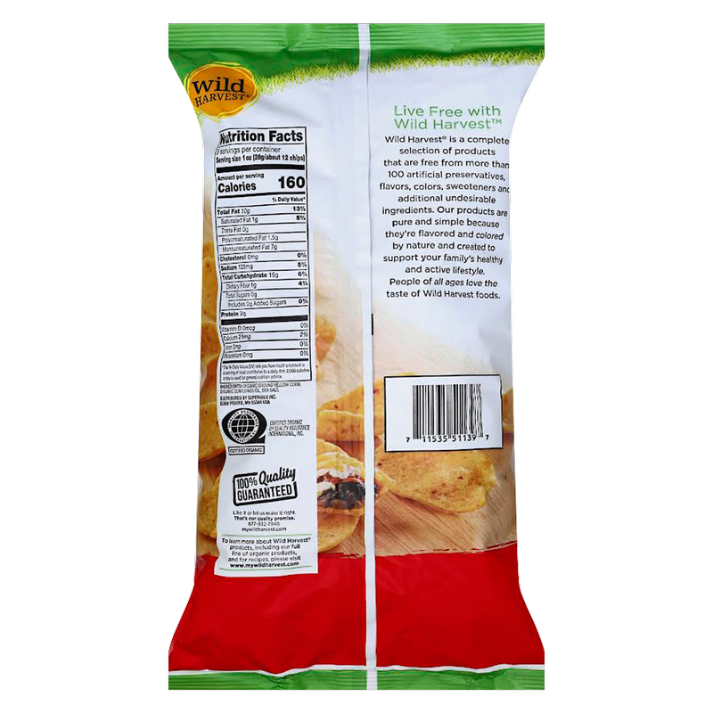 Wild Harvest Organic Corn Chips 10oz