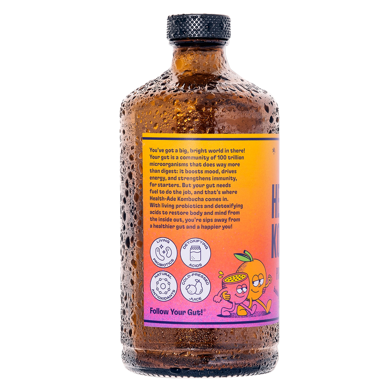 Health-Ade Kombucha Passionfruit Tangerine 16oz Btl