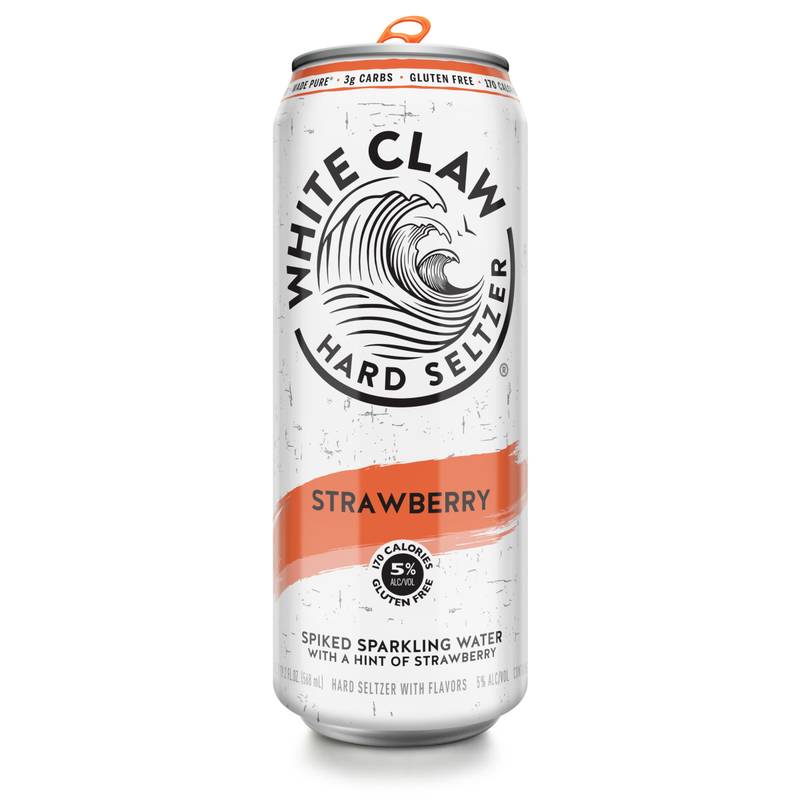 White Claw Strawberry Single 19.2oz Can 5% ABV
