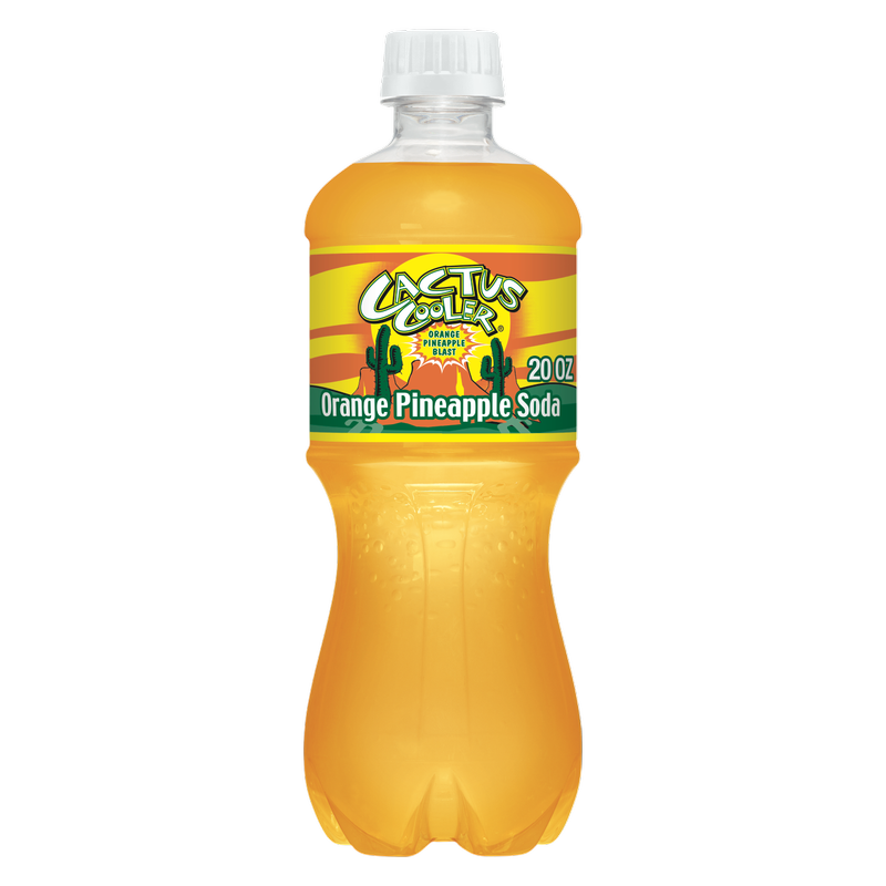 Cactus Cooler Orange Pineapple Soda 20oz Btl