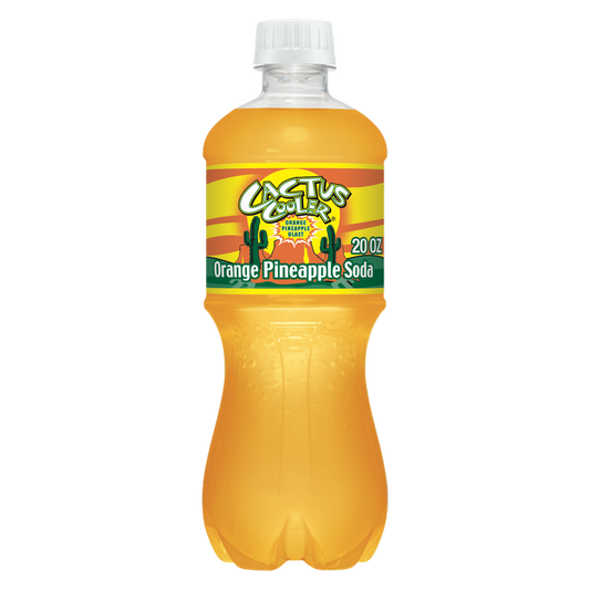 Cactus Cooler Orange Pineapple Soda 20oz Btl