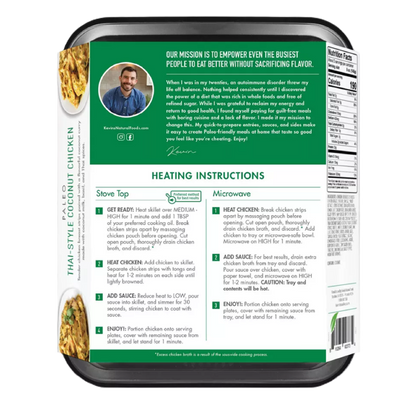 Kevin's Natural Foods Thai Style Coconut Chicken - 16oz