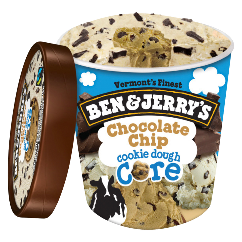 Ben & Jerry's Chocolate Chip Cookie Dough Core Ice Cream 16oz