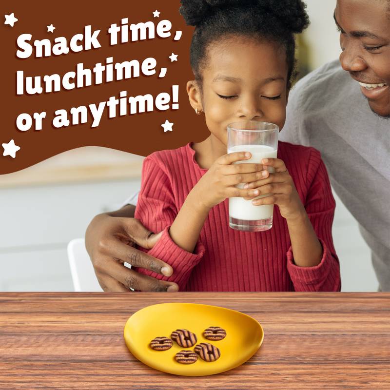 Keebler Fudge Stripes Minis, Original Shortbread Mini Cookies Coated in Keebler Fudge, 2oz